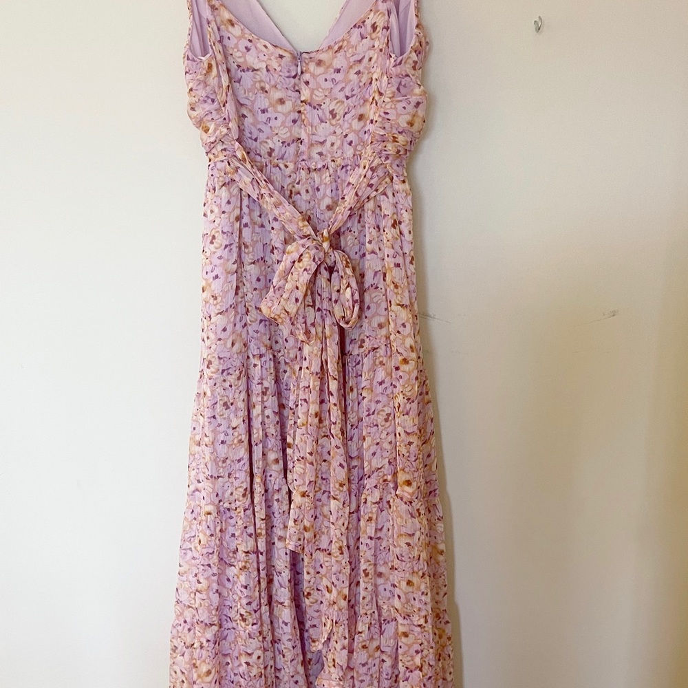 ASTR The Label ~ ELSA FLORAL FRONT SLIT MAXI DRESS - Picture 8 of 10